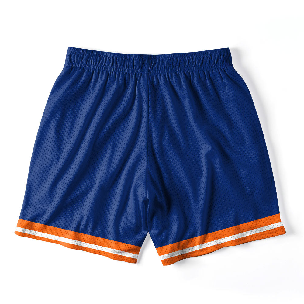Jesus Is King Blue Christian Mesh Shorts