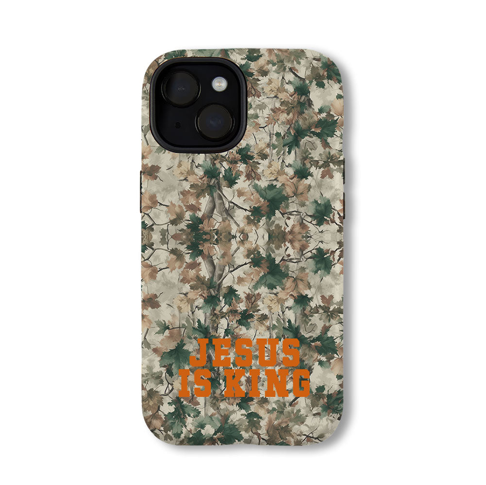 Jesus Is King Camo Christian Phone Case