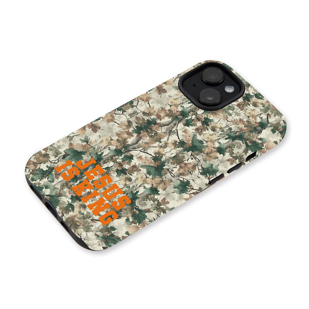 Jesus Is King Camo Christian Phone Case