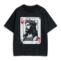 Jesus Is King Card Christian Heavy Cotton T-Shirt