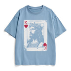 Jesus Is King Card Christian Heavy Cotton T-Shirt