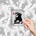 Jesus Is King Card Christian Stickers