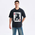 Jesus Is King Card Washed T-Shirt