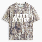 Jesus Is King Christian Camo T-Shirt