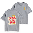 Jesus Is King Christian Heavy Cotton T-Shirt