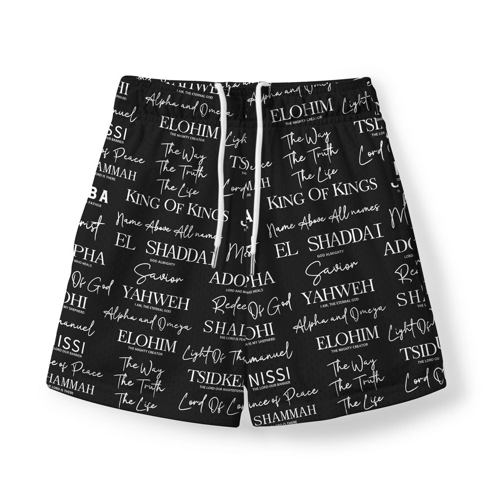 Jesus Is King Christian Kid Mesh Jersey & Shorts
