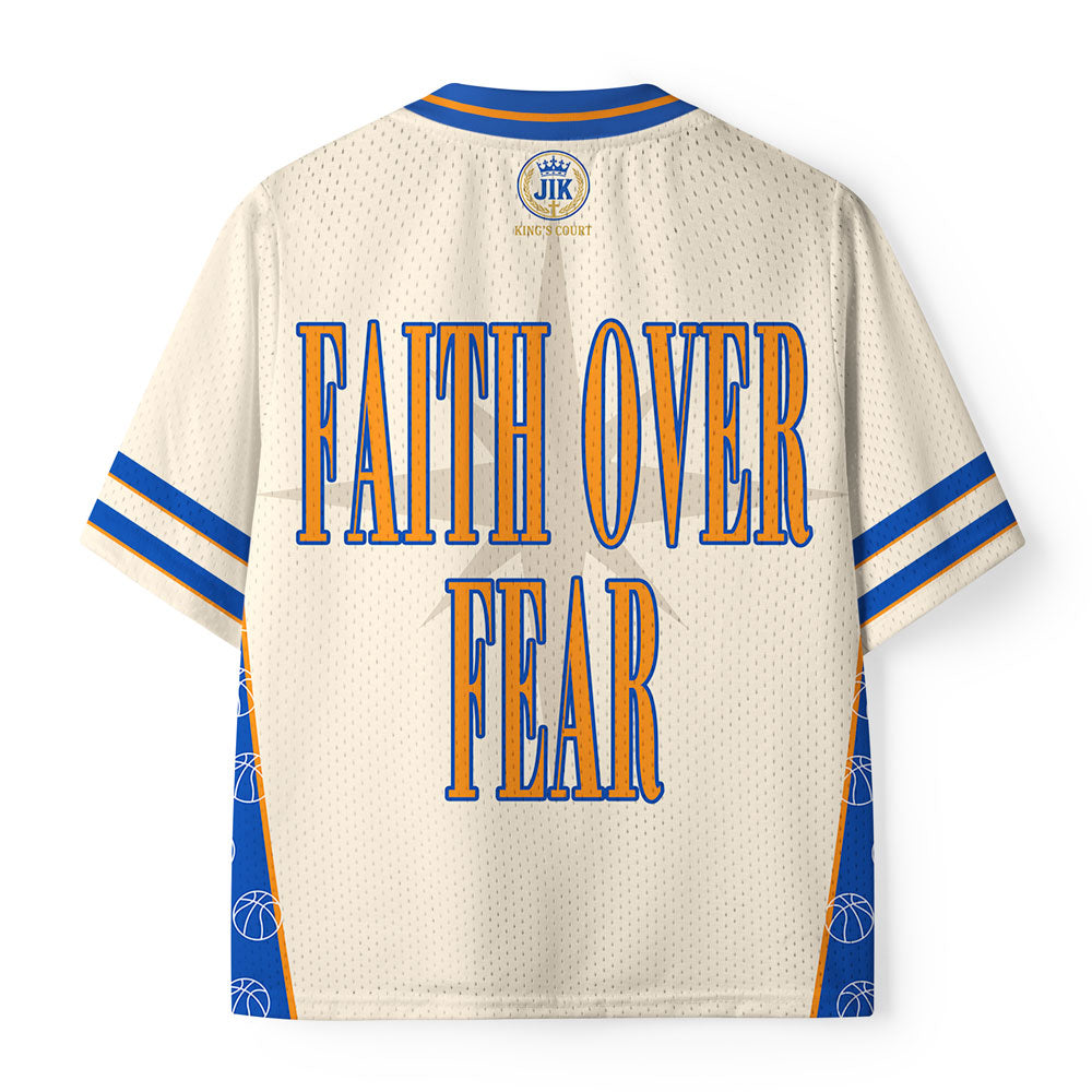 Jesus Is King Christian Kid Mesh Jersey & Shorts