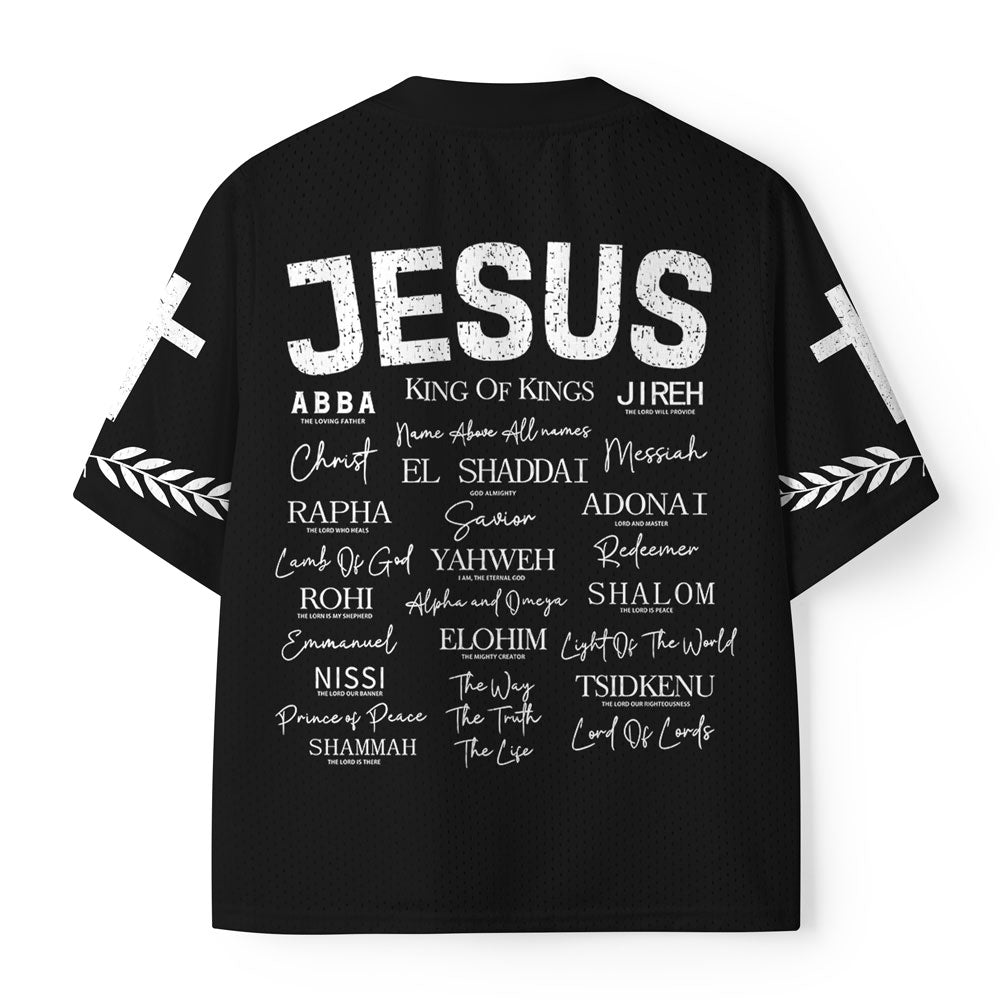 Jesus Is King Christian Kid Mesh Jersey & Shorts