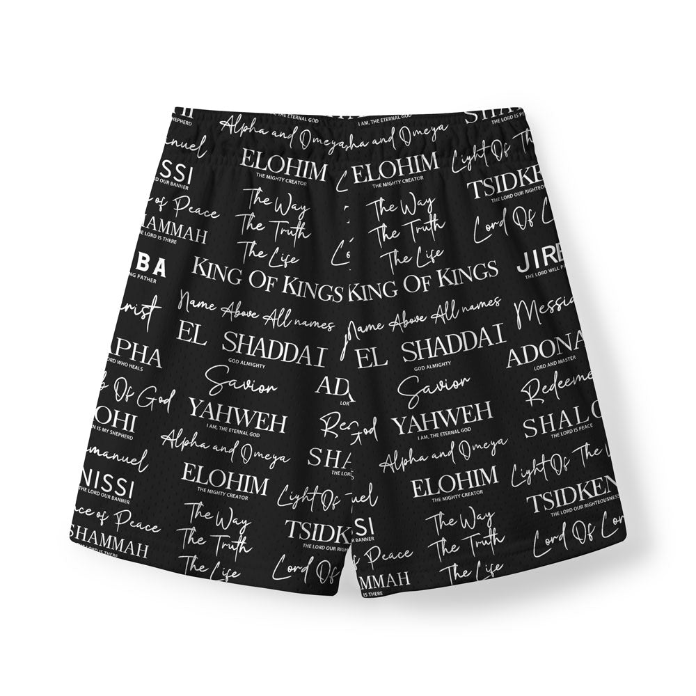 Jesus Is King Christian Kid Mesh Jersey & Shorts