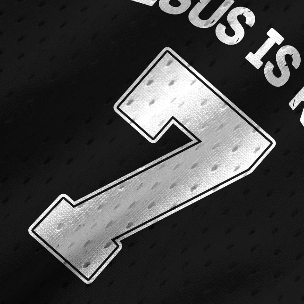Jesus Is King Christian Kid Mesh Jersey & Shorts