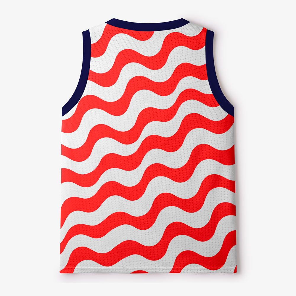 Jesus Is King Christian Mesh Jersey Tank Top