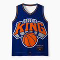 Jesus Is King Christian Mesh Jersey Tank Top