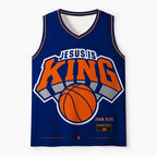 Jesus Is King Christian Mesh Jersey Tank Top