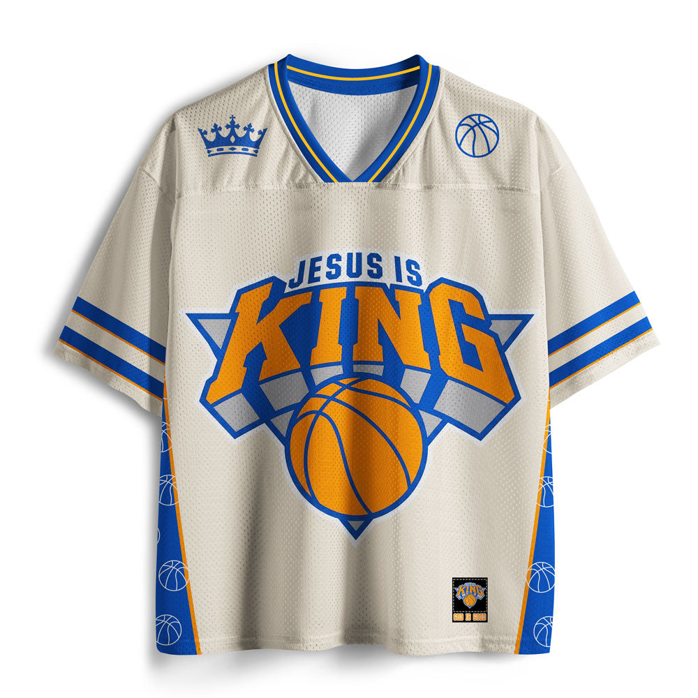 Jesus Is King Christian Mesh Jersey