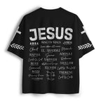 Jesus Is King Christian Black Mesh Jersey