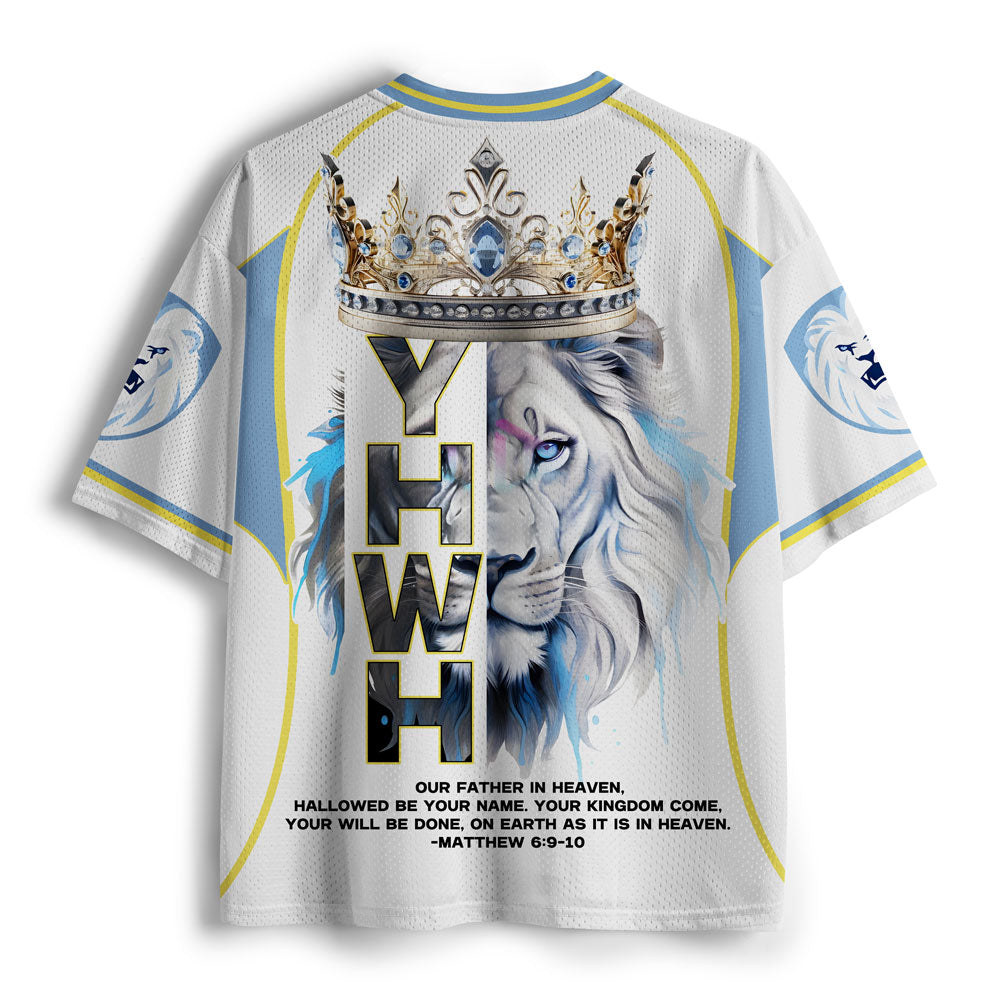 Jesus Is King Christian Mesh Jersey
