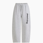 Jesus Is King Christian Minimalist Knit Barrel Sweatpants