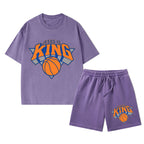 Jesus Is King Christian Washed T-Shirt & Shorts