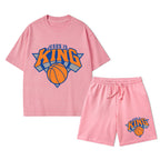 Jesus Is King Christian Washed T-Shirt & Shorts