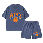 Jesus Is King Christian Washed T-Shirt & Shorts