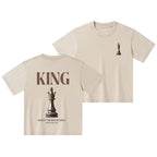 Jesus Is King Of Kings Christian Kid Washed T-Shirt