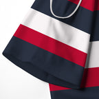 Jesus Is King Stripes Christian Buttoned Polo Jersey