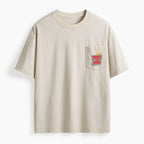 Jesus Is King Washed Unisex Pocket T-Shirt