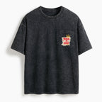 Jesus Is King Washed Unisex Pocket T-Shirt