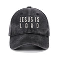 Jesus Is Lord Christian Washed Hat