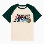 Jesus Is The Answer Christian Raglan Sleeve T-Shirt