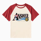 Jesus Is The Answer Christian Raglan Sleeve T-Shirt