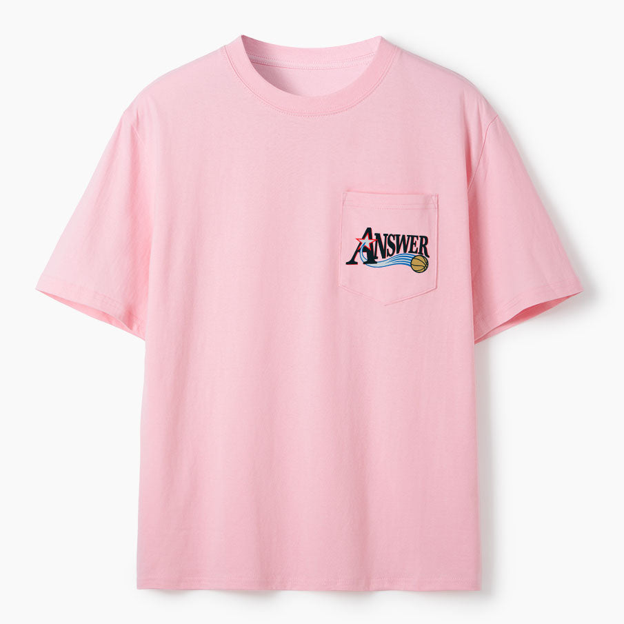 Jesus Is The Answer Christian Unisex Pocket T-Shirt