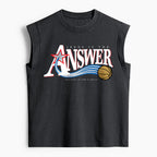 Jesus Is The Answer Christian Women's Washed Tank Top