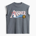 Jesus Is The Answer Christian Women's Washed Tank Top