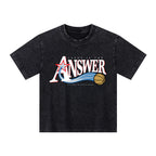 Jesus Is The Answer Kid Washed T-Shirt