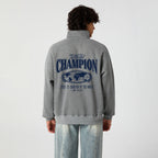 Jesus Is The Champion Christian Half Zip Fleece Sweatshirt