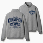 Jesus Is The Champion Christian Half Zip Fleece Sweatshirt