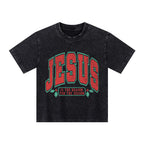 Jesus Is The Reason For The Season Christian Kid Washed T-Shirt