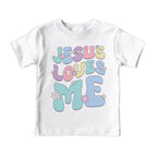 Jesus Love Me Christian Kids T-Shirt