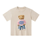 Jesus Love You Christian Kid Washed T-Shirt