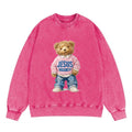 Jesus Loves Me Christian Washed Sweatshirt