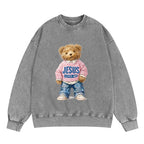Jesus Loves Me Christian Washed Sweatshirt