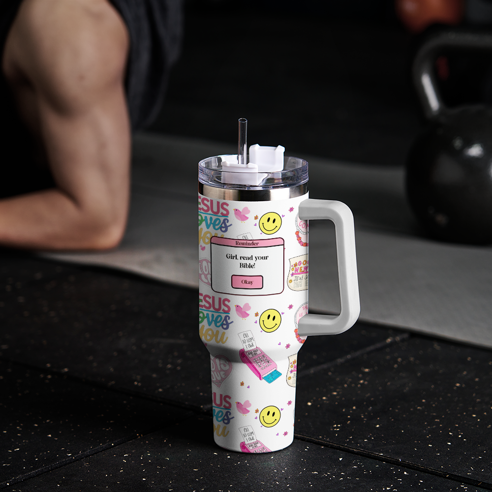 Jesus Loves You Christian 40OZ Tumbler
