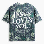 Jesus Loves You Christian Camo T-Shirt