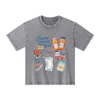 Jesus Loves You Christian Kid Washed T-Shirt