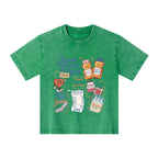 Jesus Loves You Christian Kid Washed T-Shirt