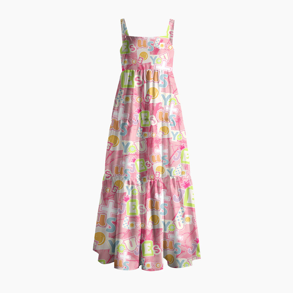 Jesus Loves You Christian Maxi Dress