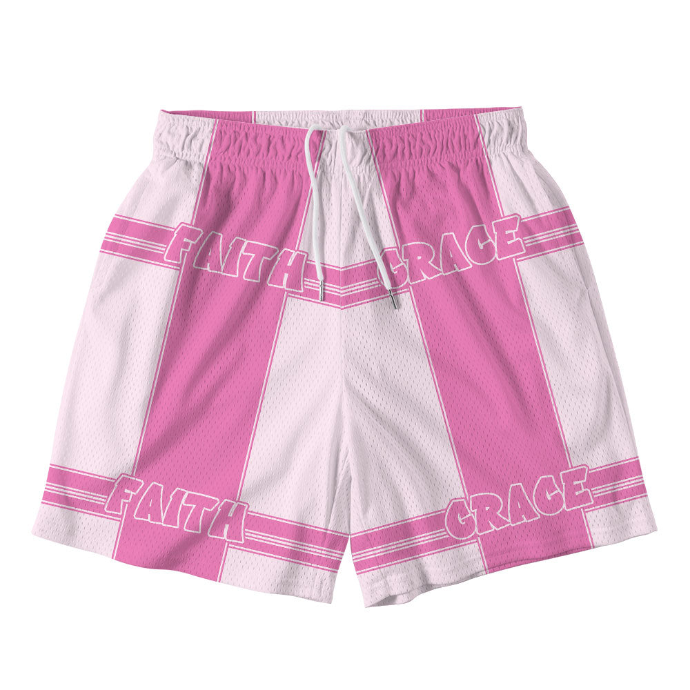 Jesus Loves You Christian Mesh Shorts