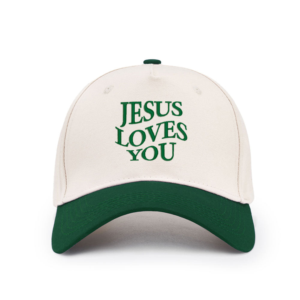 Jesus Loves You Christian Trucker Hat
