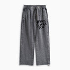 Jesus Loves You Christian Washed Sweatpants